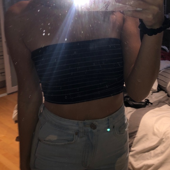 2/$20💕 lace back tube top - Picture 6 of 7